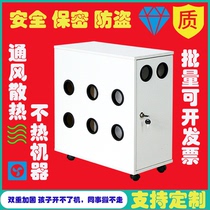 Bottom most network full computer host anti-theft box with lock chassis host data protection box desktop host confidentiality chassis
