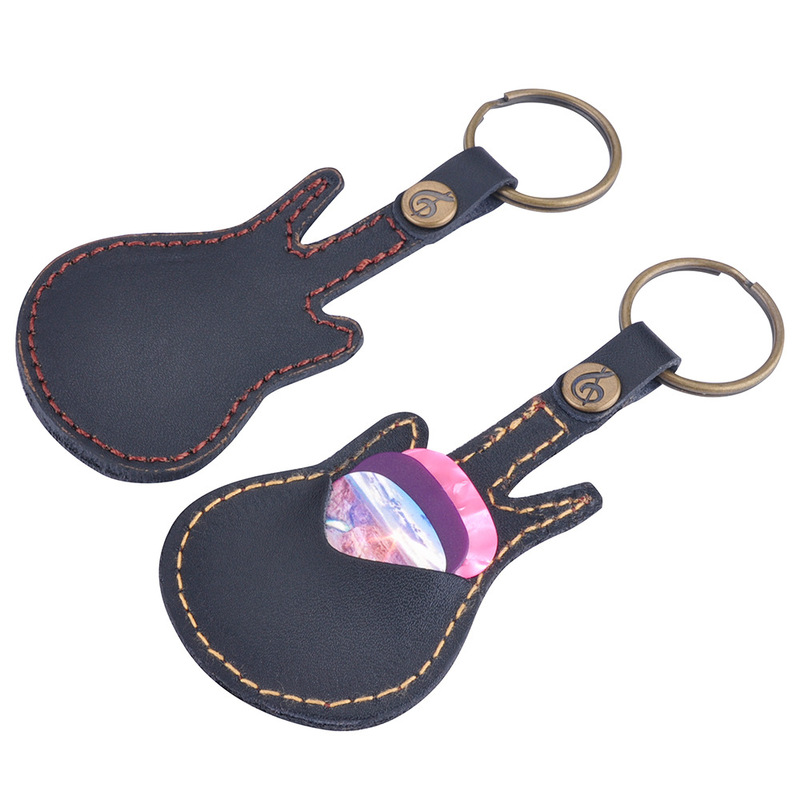 Guitar Pick Set Keychain Folk Guitar Pick Electric Guitar Pick Wallet Pick Set Guitar Accessories