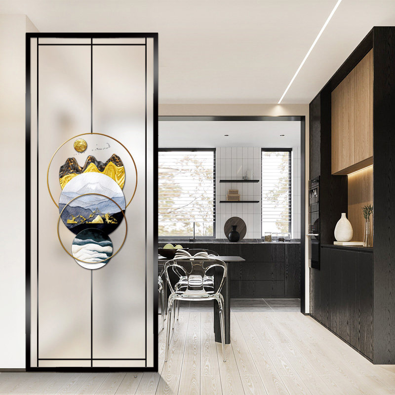Light and luxurious simple modern minimalist glass partition Decorative Living Room Entrance to the family In the bedroom Room In the door Chinese Screen