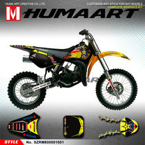 HUMAART Car Sticker Custom Motorcycle Decal Set RM 80 2000 2001 Scratch Occlusion