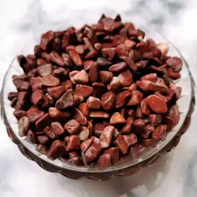 Natural chicken red blood raw stone fish tank landscaping aquarium decoration Carmine stone small white stone terrazzo raw material