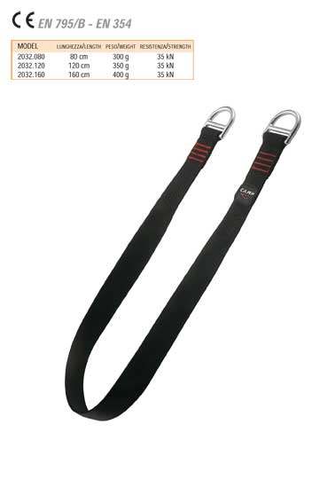 CAMP 2032 Anchor Webbing 2032080-120-160 Rescue Extended Double Connect Flat Strap