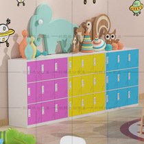 School Classroom Students Bag Cabinet Kindergarten Lockers Color locker Locker Contained sheet Dwarf Cabinet Shoes Cabinet With Lock