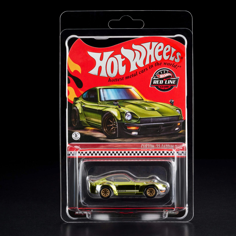 Die-Cast Car Model Hot Wheels Rlc Datsun 240Z Nissan Red Line Brushed Color Electroplated Green