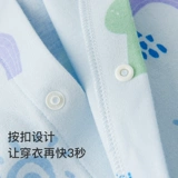 Детский хлопковый комплект подходит для мужчин и женщин, нижнее белье для девочек, лонгслив, комбинезон, штаны, пижама