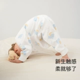 童泰 Детский демисезонный спальный мешок подходит для мужчин и женщин, хлопковая пижама для девочек