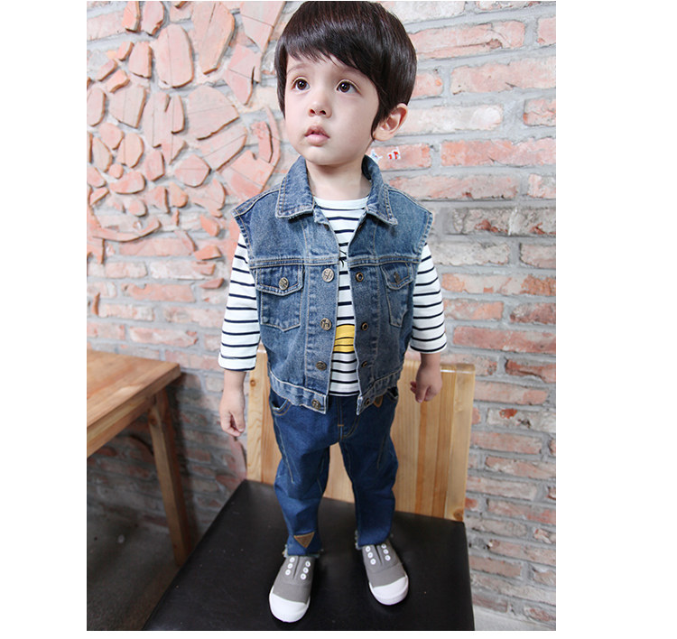 Gilet enfant en toile - Ref 2068222 Image 11