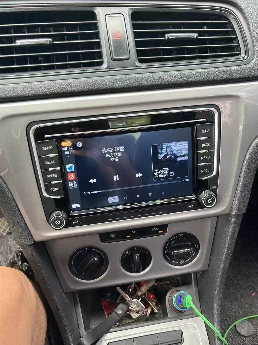 Wireless Carplay Car Navigation Linux System Is Suitable for Volkswagen Golf Lavida Polo Sagitar Magotan
