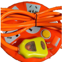 Two-plug row socket 2-foot wiring board two-hole plugboard towline board two-foot insert-row home upgrade disc student