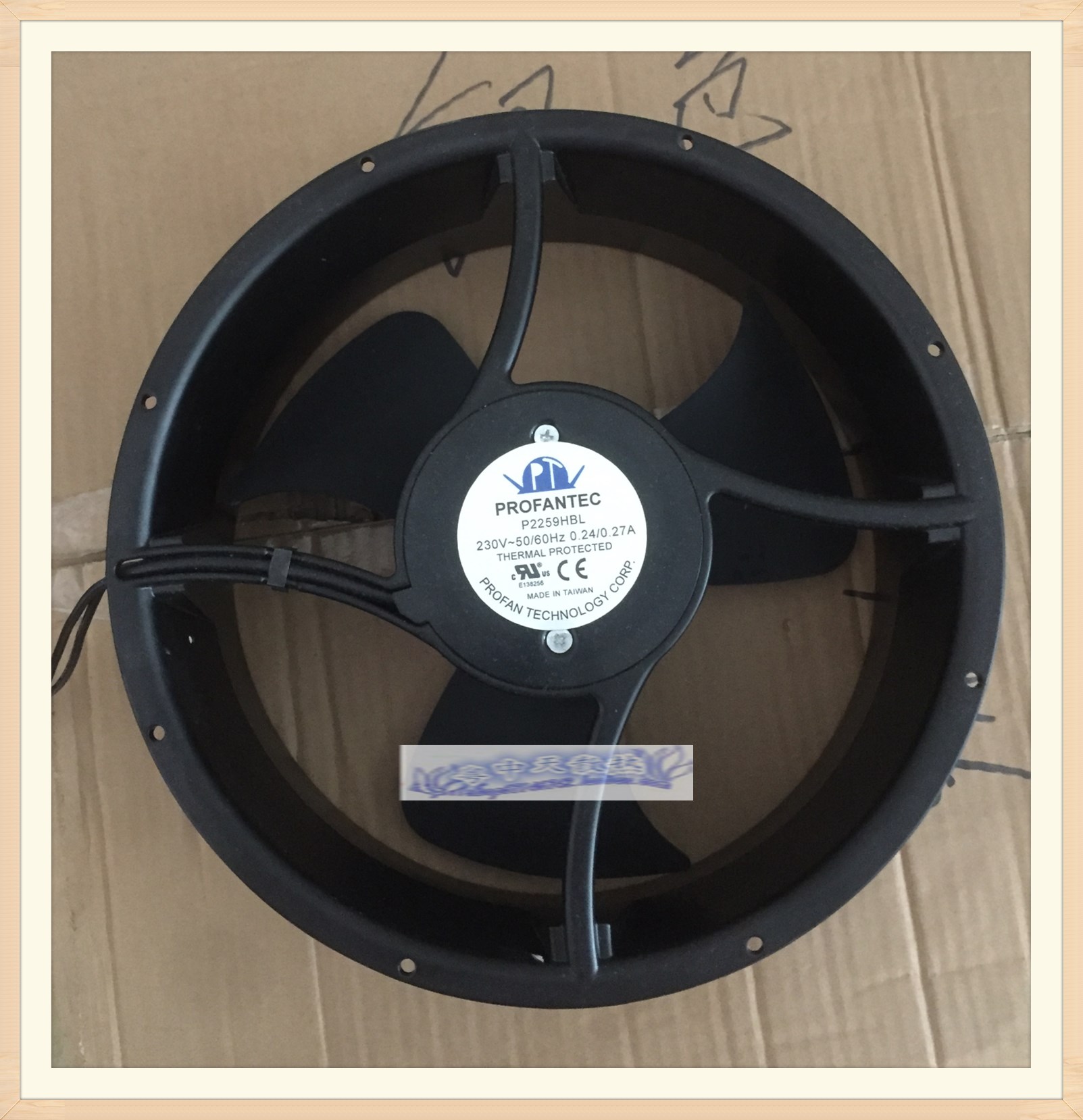 Brand new Taiwan PROFANTEC P2259HBL P2259HBL 254 * 89MM 230V Electric control cabinet fan