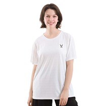 Female Summer Speed Dry Ice Silk Chinlon High Bounce Sweat-Free Running Sports Fashion Plus Hypertrophy Yard short sleeve T-shirt