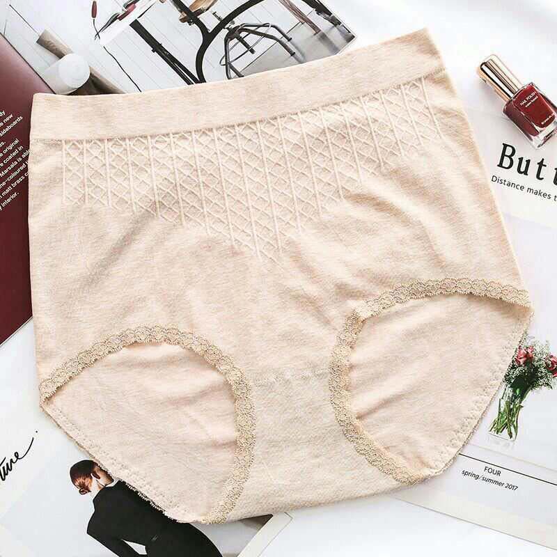 High waist large size Underpants women Modale cotton quality fabric Fat mm200 catty seamless no-scratched triangular trouser head