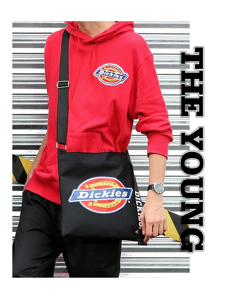 Dickies mùa thu và mùa đông streamer nam và nữ xu hướng thời trang mini túi đeo vai tiếng Anh Túi xách sinh viên - Túi của con người ví charles & keith