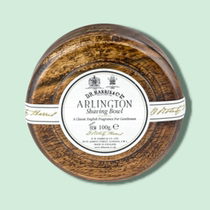 UK DR HARRIS ARLINGTON Shaving Mahogany Bowl Mens Shaving Soap 100g