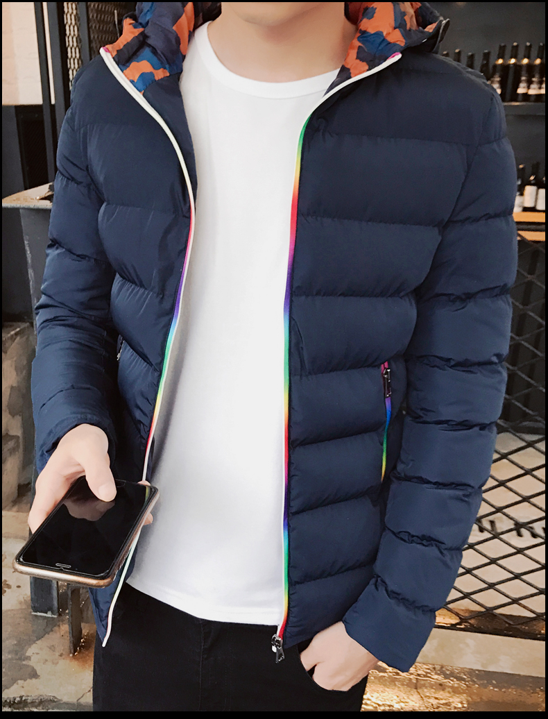 2018 mới mùa đông nam cotton độn quần áo đoạn ngắn thanh niên áo khoác thủy triều nam áo khoác cotton phiên bản Hàn Quốc áo gió