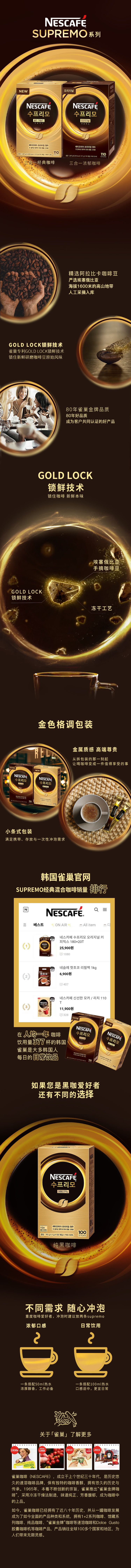 临期好价 雀巢 金牌 经典纯奶咖 110杯 图1