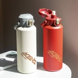 大容量保温杯1000ml便携 Трубочка со стаканом подходит для мужчин и женщин, термос, простой и элегантный дизайн