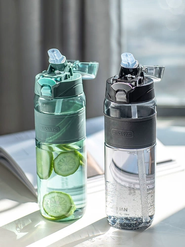 Вместительный и большой спортивный портативный высококачественный стакан со стаканом для школьников для спортзала, простой и элегантный дизайн