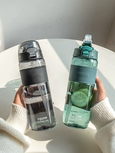 Вместительный и большой спортивный портативный высококачественный стакан со стаканом для школьников для спортзала, простой и элегантный дизайн