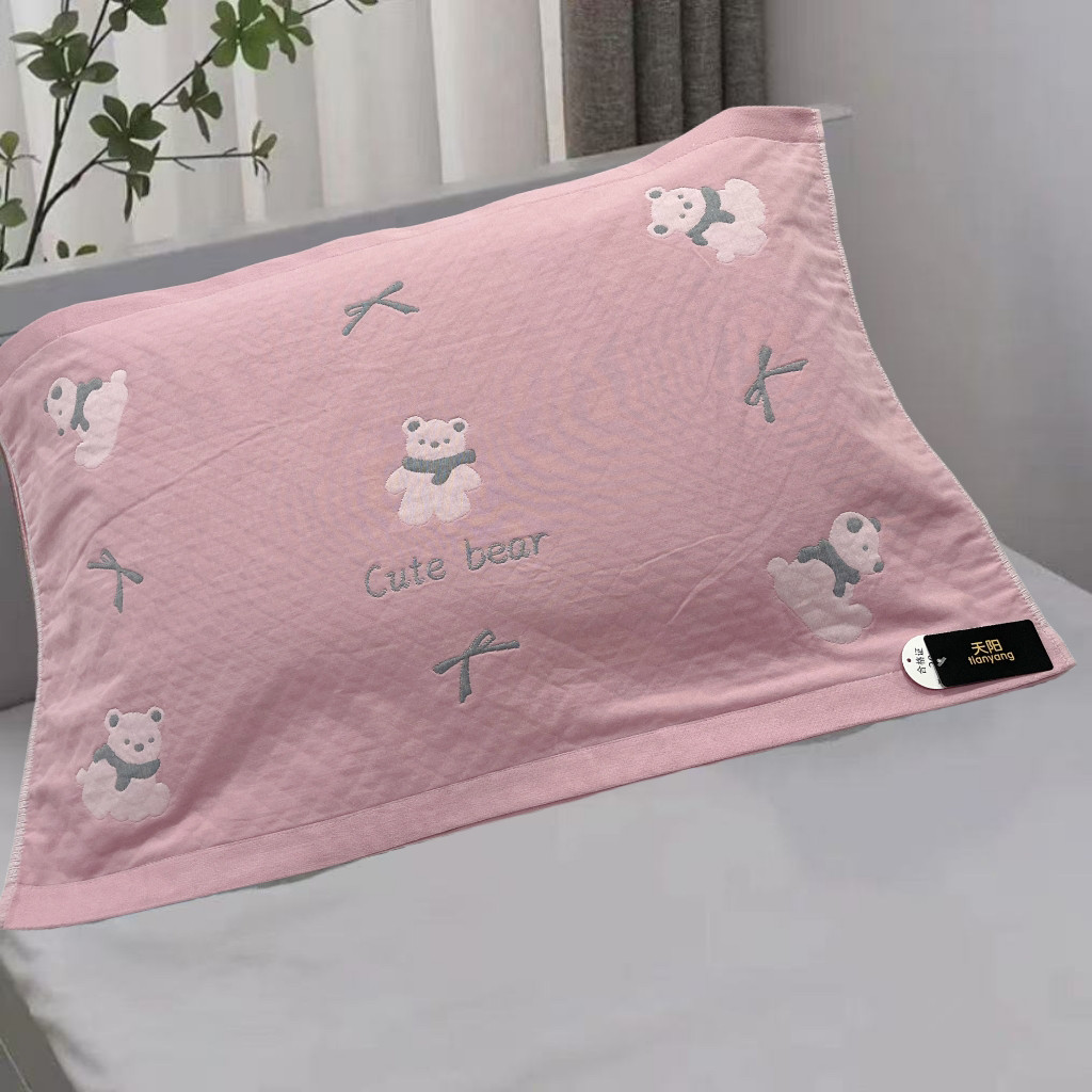 2025升级款：什么样的棉枕巾最舒适实用？棉纱布柔软加大加厚枕巾如何选？