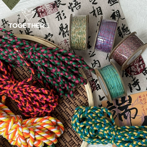 Cistanche Cong хлопковая веревка, пеньковая веревка, автомобильная подвесная дверь, подвесное украшение, ручная работа, сделай сам, тканый хлопковый веревочный материал