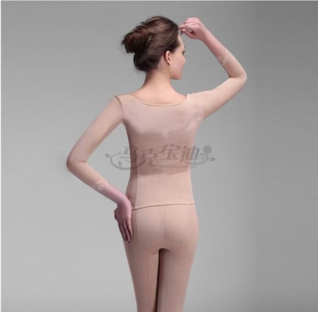 Mark Buddy corset dài tay trở lại clip áo khoác sau sinh eo eo định hình vẻ đẹp trở lại eo eo nữ cánh tay mỏng áo lót thể thao