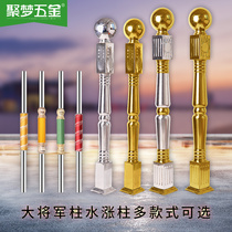 Jumeng hardware 304# New stainless steel carved flower crown aluminum column stair fence fence post stair pole