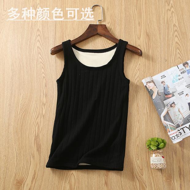 Mùa thu và mùa đông dày cộng với áo nhung ấm áp nữ sinh viên bó sát skinny bó sát kích thước lớn áo sơ mi cơ thể định hình áo bên trong áo sơ mi trắng nữ
