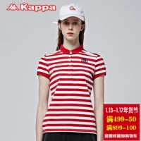 Back to back Kappa Kappa Womens POLO áo thể thao tay ngắn sọc 2018 hè mới K0822PD63 áo polo lv