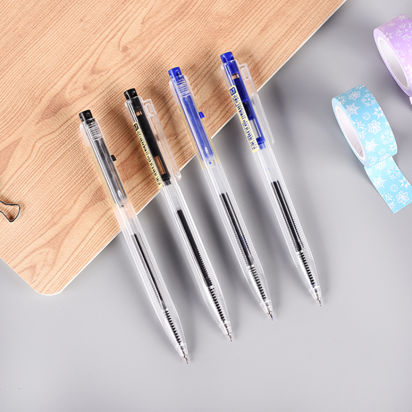 Golden years 0-7mm press-medium oil pen minimalist office black blue ballpoint pen student writing original