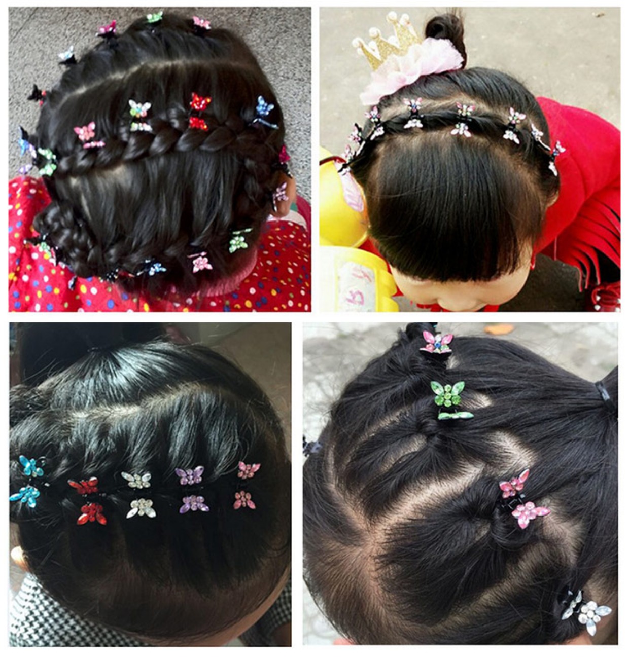 Phụ kiện tóc cho trẻ em bắt clip cô gái bên clip gãy tóc clip em bé đội mũ bangs clip phiên bản tiếng Hàn của máy khoan cắt tóc mùa xuân dây buộc tóc hot nhất hiện nay