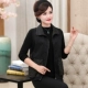 Mulanlin mẹ mùa xuân và mùa thu vest phụ nữ đoạn ngắn kích thước lớn trung niên và phụ nữ già áo mỏng phần áo vest nữ