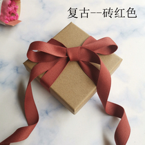 Sale Matte polyester cotton webbing Cake ribbon gift decorative bow tie Hair band Handmade diy bow material