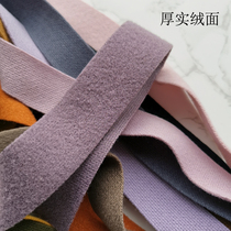 25MM autumn and winter new plush ribbon soft thick handmade diy bow material shoes and hats clothing accessories