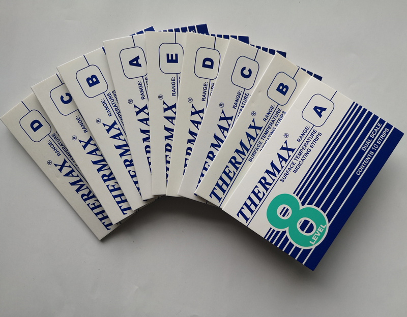 29-290 Degree Temperature Measuring Paper, Thermal Test Paper Strip, Color-Changing Card, Thermometer Temperature Indicator Sheet, Temperature Measuring Patch