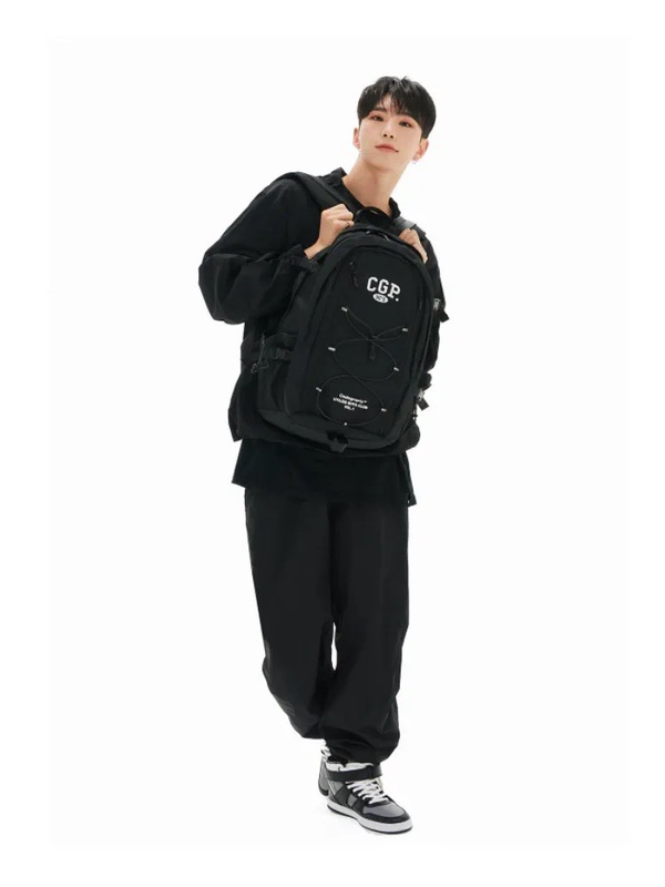 [Domestic Stock] Korean Codegraphycgp Embroidery Park Hyun-Yeong Hoshi Same Style Travel Backpack