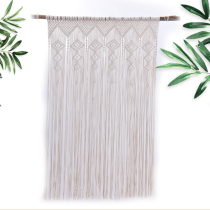Bohemian art tapestry decoration bedroom living room Moroccan Nordic cotton rope hand-woven tassel wall decoration