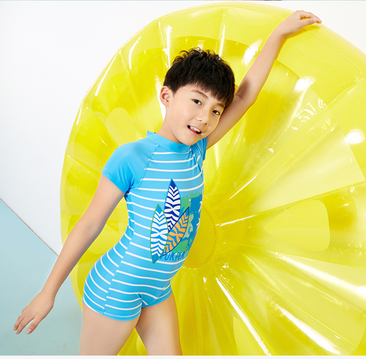Li Ning trẻ em đồ bơi bé trai quần bơi trẻ trung cậu bé lớn bé trai áo tắm một mảnh áo tắm nhanh khô áo bơi trẻ em