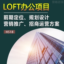 LOFT Office Apartment Project Product Design Market Research Report Planning Marketing Promotion Planning Program Information