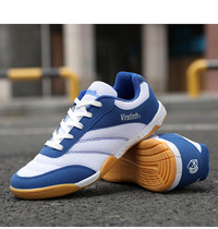 New table tennis shoes mens shoes womens shoes professional beef tendon breathable non-slip childrens training competition sports shoes