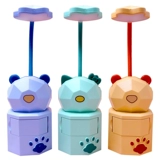 Настольная лампа для спальни, милый светодиодный маленький фонарь для кровати для рабочего стола, защита глаз