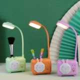 Настольная лампа для спальни, милый светодиодный маленький фонарь для кровати для рабочего стола, защита глаз