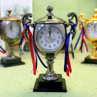 Top Trophy Targe Clock (черное золото)