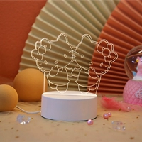 Новый двойной KT Cat (USB -линия) Маленький ночной свет