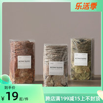 Caragle India imports natural decorative dry flower dry grass props hemp rope case for immortality forest leaves