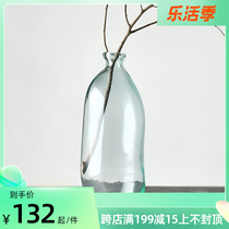 Caragle Spain imports Nordic minimalist eco-friendly handmade glass vase art florator high