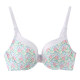 Triumph's sloggi girls glossy push-up spring and summer printed bra thin ສະດວກສະບາຍ bra 16-7876