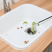 Pipe dredge household spring hair hook kitchen through sewer tool water pipe wire hair cleaner