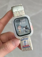 Звездные пятна + полупрозрачная трехмерная мягкая оболочка - плетеная магнитная пряжка в виде собаки