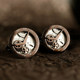 <Time Comes and Turns> Movement Cufflinks Men's Fashion Light Luxury Style French Shirt Cuff Buttons Haute Couture Gift